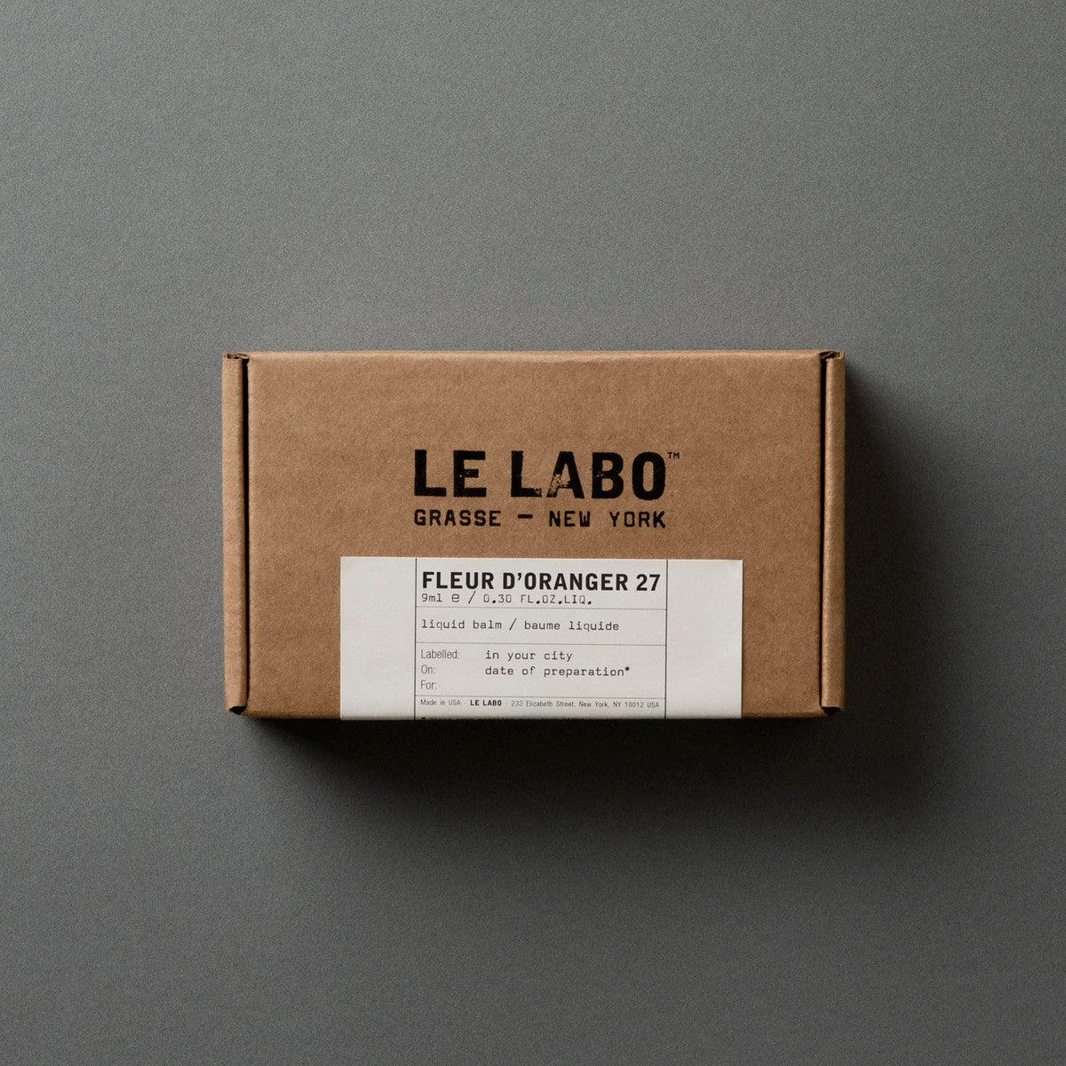 Fragrances FLEUR D'ORANGER 27 | liquid balm